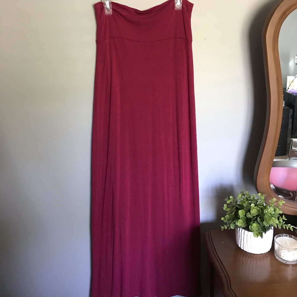 Rue 21 pink maxi skirt